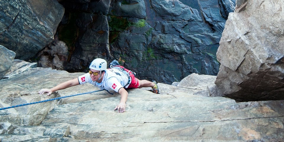 rock-climbing